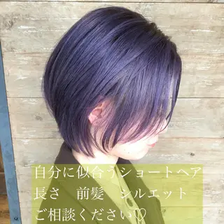 ショート カラー 中田 敏明のヘアスタイル