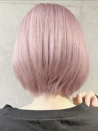 ショート カラー AIRI🦋ブリーチ /レイヤー🦋のヘアスタイル