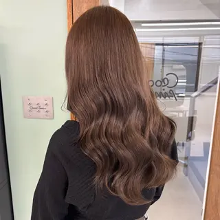 ロング カラー 🎀【透明感カラー 縮毛矯正】さえ🎀のヘアスタイル