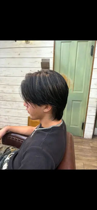 メンズ ハイライト/ブリーチ カット/まなみ🤍のヘアスタイル