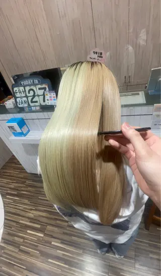ロング EARTH 山﨑龍馬のヘアスタイル