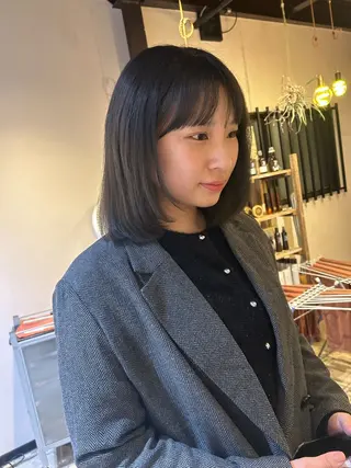 ミディアム 北原 紗希のヘアスタイル