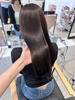 ロング カラー 木谷 彩音のヘアスタイル