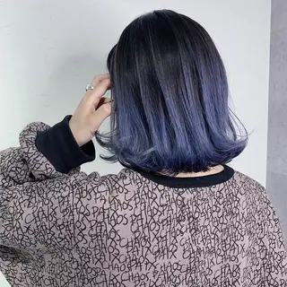 ミディアム FUKUNAGA YUのヘアスタイル