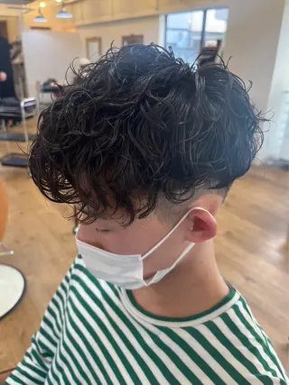 パーマ メンズ beleef守口店 reinaのヘアスタイル