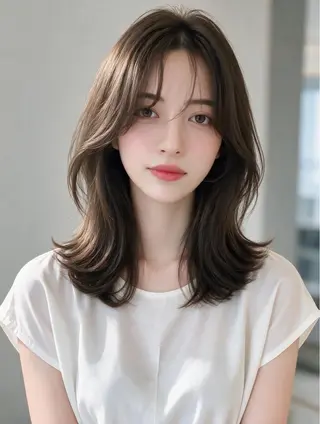 セミロング MATSU DAのヘアスタイル
