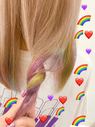 ミディアム カラー 新宿駅近♡個室 ♡関口三都季🌜のヘアスタイル