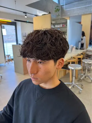 パーマ メンズ fifth 清水睦月のヘアスタイル