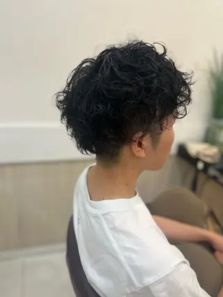 ショート パーマ メンズ トータルビューティー K:R鶴川のヘアスタイル