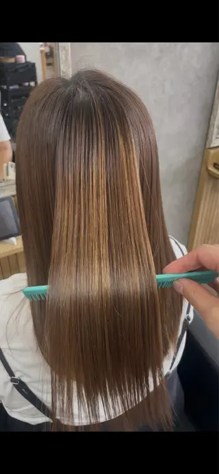 ロング 北本/髪質改善/店長 岩渕 元気のヘアスタイル