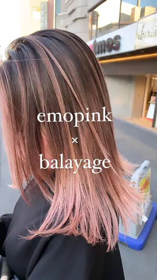 ミディアム カラー ヘアアレンジ 💛カラー大人気💛 c i a t eのヘアスタイル