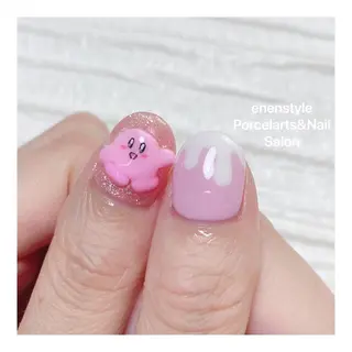 ミディアム ネイル 🐾enen style 🐾のネイルデザイン