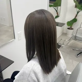 ミディアム カラー 中明度カラー/ ベージュ/noaのヘアスタイル