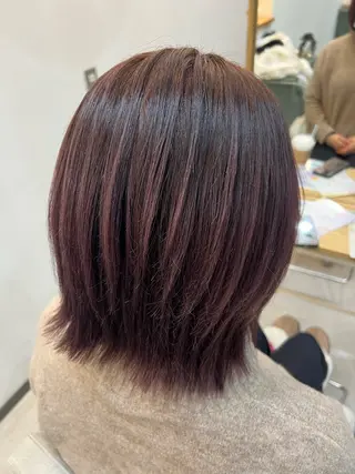 カラー 津田 幸穂のヘアスタイル