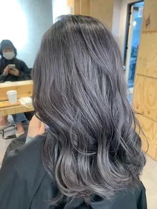 セミロング カラー Sia中野新橋 『JUNYA』のヘアスタイル
