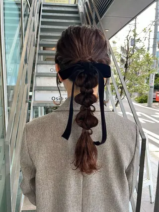 ヘアアレンジ イケハラ ナナミのヘアスタイル