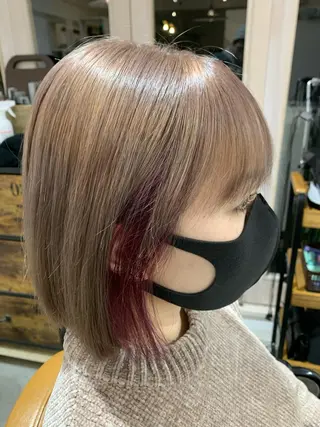 ミディアム カラー ヘアアレンジ メンズ Sia中野新橋 『JUNYA』のヘアスタイル