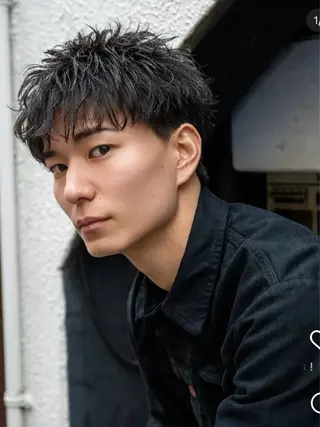 パーマ メンズ 安藤幹人 メンズパーマのヘアスタイル
