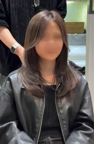 セミロング 瀬尾 海也のヘアスタイル