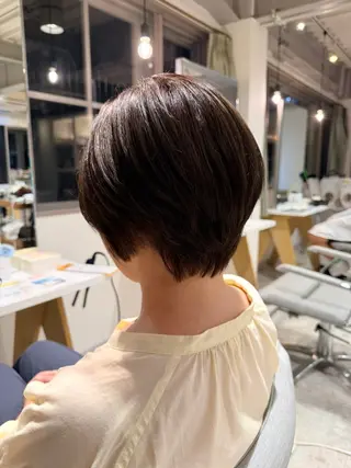 ショート 髪質改善／似合わせ ／芝　圭佑のヘアスタイル