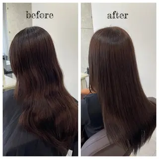 ロング カラー PutiLuca 浅川のヘアスタイル