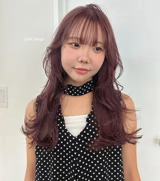 ロング カラー 吉田 幸季のヘアスタイル