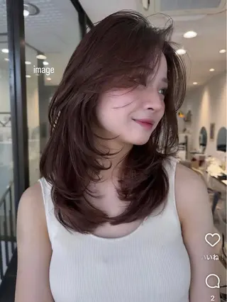 ロング 髪質改善/レイヤー カット KANONのヘアスタイル