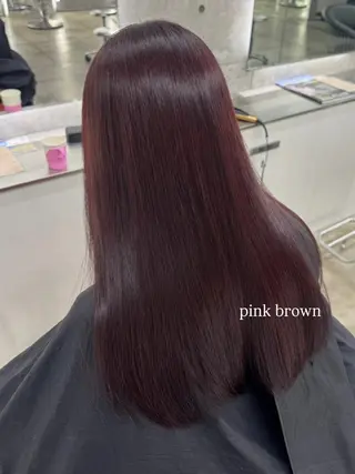 セミロング カラー maho / 韓国風艶カラー🌙のヘアスタイル