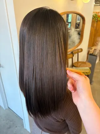 ロング 柳瀬 和香奈のヘアスタイル