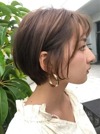 ショート 似合わせカット 迫留由弥のヘアスタイル