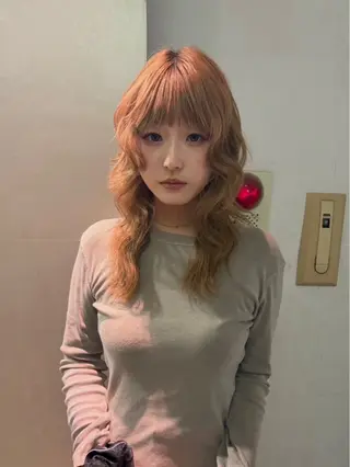 セミロング 佐藤彩野/艶カラー /透明感カラー🥣のヘアスタイル