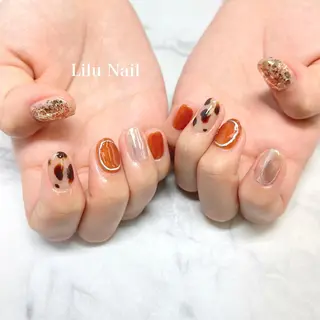 ネイル モチの良さ◉ フィルインネイル♡のネイルデザイン