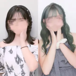 ヘアアレンジ レイヤー/縮毛矯正/ 推し活ヘア/Rioのマツエク・マツパデザイン