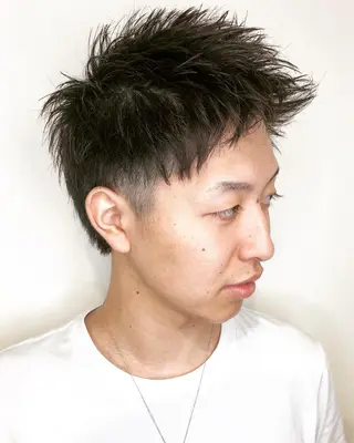 ショート メンズ メンズヘア特化 崎田 成人のヘアスタイル