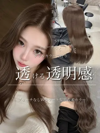 ロング カラー 髪質改善🫧 カラー特化/Hinaのヘアスタイル