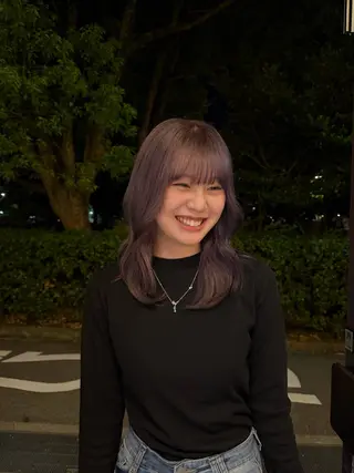 カラー YOKE 桃山台 SAKI♩ ܸのヘアスタイル