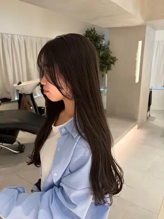 ロング カラー 🪞透け感&韓国ヘア 🪞honokaのヘアスタイル