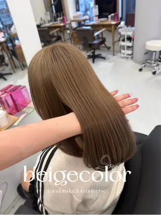カラー 🍒ベージュ/ピンク ベージュ🍒なつきのヘアスタイル