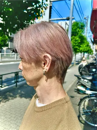 カラー メンズ 髪質改善/艶カラー ⚡️コメス/錦糸町のヘアスタイル