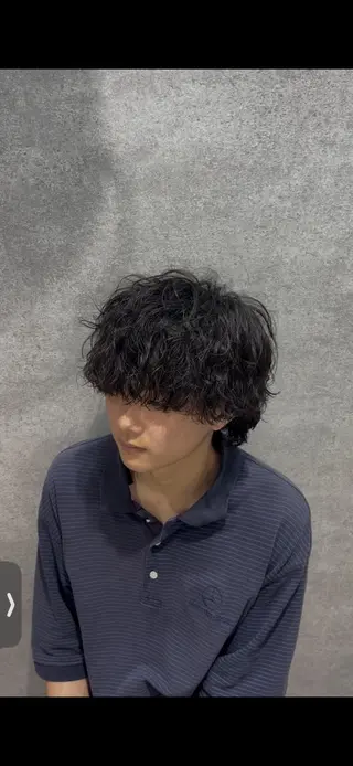 ショート パーマ メンズ トレンド🔥メンズ 特化⚡️網野裕希のヘアスタイル