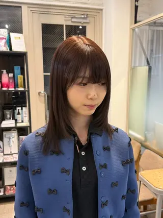 カラー とば みゆうのヘアスタイル