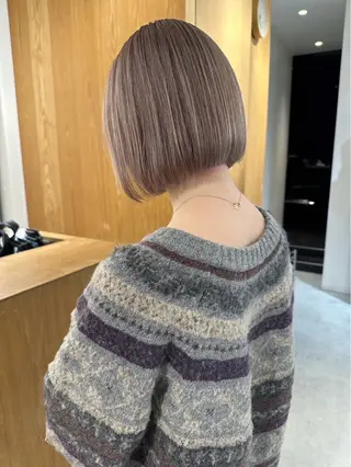 ショート カラー 庄司 木綿のヘアスタイル