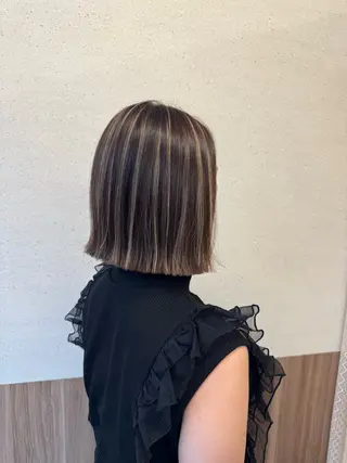 ショート カラー ハイライト/髪質改善 裕樹のヘアスタイル