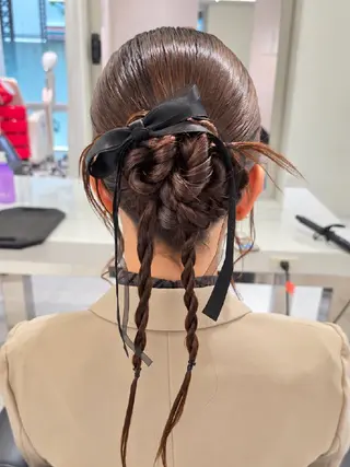 セミロング MISAKI♡艶髪♡ 髪質改善♡ストレートのヘアスタイル