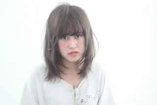ミディアム 中野 恵脩のヘアスタイル