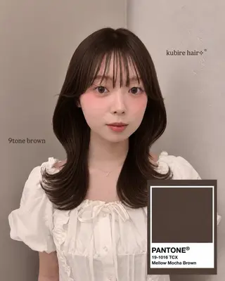 ミディアム 𝗆𝗂𝗒𝗎 🐈⬛🎀のヘアスタイル