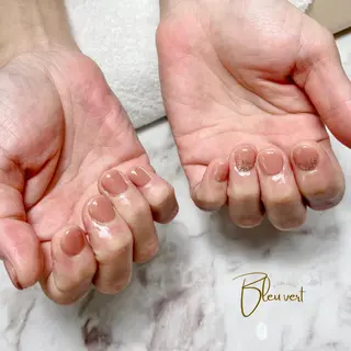 ショート ネイル Nailsalon Bleu vertのネイルデザイン