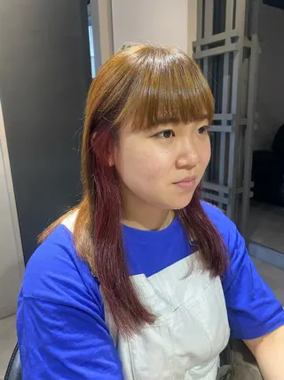 ミディアム カラー 似合う髪型見つけます AYAKAのヘアスタイル