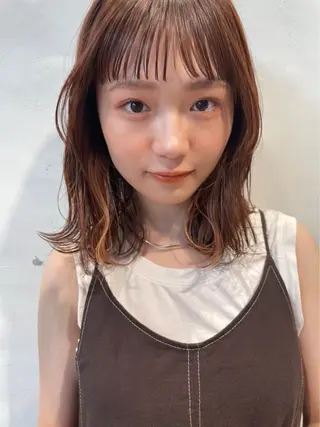 ミディアム 寺田 樹 /anheloのヘアスタイル