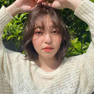 ミディアム ヒラノホナミ 🫧艶髪🫧髪質改善のヘアスタイル